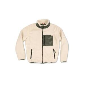 NEW IRON & RESIN men's mammoth sherpa jacket in army-natural
